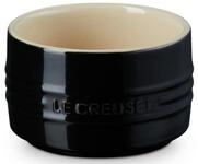 LE CREUSET Backform stapelbares F&ouml;rmchen schwarz gl&auml;nzend 8cm