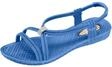 Sandalette SIEBI`S, Damen, Gr. 37, blau (marine), Synthetik, Schuhe Sandalette