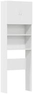 vidaXL Badregal NA Waschmaschinenschrank Wei&szlig; 64x24x190 cm Spanplatte