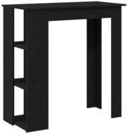vidaXL Esstisch Bartisch 102 x 50 x 103,5 cm Holzwerkstoff Schwarz Eichen-Optik