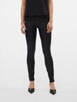 Vero Moda Skinny-fit-Jeans VMFLASH MR SKINNY COATED PANTS NOOS mit beschichteter