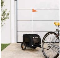 vidaXL Fahrradhundeanh&auml;nger, Fahrradanh&auml;nger Hunde Schwarz Oxford-Gewebe und...