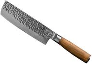 Sallys Damastmesser Nakiri, Antibakteriell, langlebig, komfortabel