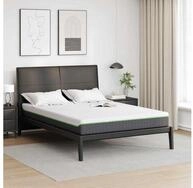 vidaXL Matratze, Decken, Spannbetttuch, Matratze Wei&szlig; und Grau 140 x 200 cm