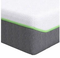 Boxspringmatratze Matratze Wei&szlig; und Grau 70 x 200 cm Jacquard-Stoff, vidaXL,...