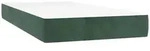Boxspringmatratze Taschenfederkernmatratze Mittel Dunkelgr&uuml;n 100x220x20 cm...