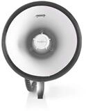 Nedis Megafon MEPH200WT, ABS,Gummi, (1-tlg), Reichweite 1500 m, abnehmbares...