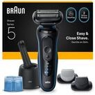 Braun Elektrorasierer Series 5 52-B7650cc, Reinigungsstation, Bis zu 50 Min,...