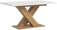 xonox.home Esstisch, Artisan Nachbildung Wei&szlig; Melamin Modern 150x76x90 cm
