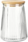 Excellent Houseware Vorratsglas Glasbeh&auml;lter mit Bambusdeckel, luftdichter