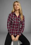 Karobluse ARIZONA, Damen, Gr. 34, rot (rot, schwarz), Web, Obermaterial: 97%
