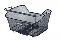 Basil Fahrradkorb Basil Base M MIK Hinterradkorb - engmaschiger Stahl, 14 Liter,
