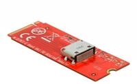 Delock DeLOCK M.2 Key M zu 1 x OCuLink SFF-8612 Konverter Computer-Adapter