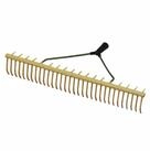Siena Garden Gartenrechen KS-Rasenrechen mit 32 gebogenen Zinken 64 cm