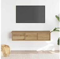 vidaXL Schrankmodule Wandschrank Artisan-Eiche 88x26x18,5 cm Holzwerkstoff