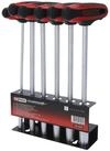 KS Tools Schraubendreher KS Tools CHROMEplus T-Griff-Nussschraubendreher-Satz,
