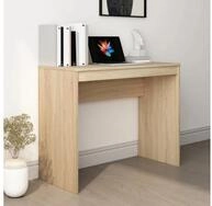 vidaXL Schreibtisch vidaXL Schreibtisch Sonoma-Eiche 90x40x72 cm Holzwerkstoff