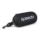 Speedo Brillenetui GOGGLES STORAGE BLACK, mit Abflussl&ouml;chern, f&uuml;r eine Speedo