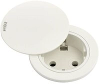 Evoline Einbausteckdose One mit Deckel 159280004200 Steckdosenleiste, VDE