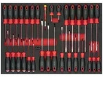 VIGOR Schraubendreher VIGOR Schraubendreher Satz V4230 32 teilig bunt