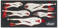 VIGOR Gripzange VIGOR Grip-Zangen-Satz V5004 Anzahl Werkzeuge: 5