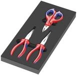 Wera Werkzeugeinsatz Einlage 9781 (3-teilig), Schaumstoffeinlage KNIPEX Zangen...