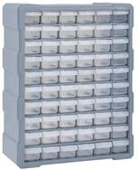 vidaXL Schubladeneinsatz, Multi-Schubladen-Organizer mit 60 Schubladen...