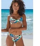 Sunseeker Bikini-Hose Petit mit modischem Print schwarz 44