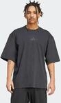 T-Shirt ADIDAS PERFORMANCE "OVERSIZE TEE", Herren, Gr. M, schwarz, Obermaterial: 74%