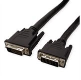 ROLINE Monitorkabel DVI, ST-ST, (24+1) dual link Audio- & Video-Kabel, DVI-D...