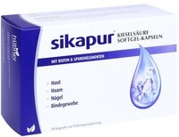DERMAPHARM AG SIKAPUR Kiesels&auml;ure Softgel-Kapseln mit Biotin Kapseln, 90 St.