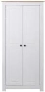 vidaXL Kleiderschrank Mehrzweckschrank Wei&szlig; 80&times;50&times;171,5 cm Kiefer Massiv...