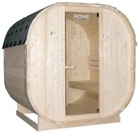 HOME DELUXE Sauna Outdoor Sauna CUBE - Gr&ouml;&szlig;enauswahl, BxTxH: 194 x 180 x 185 cm,