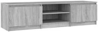 vidaXL TV-Schrank TV-Board Grau Sonoma 140x40x35,5 cm Holzwerkstoff