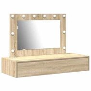 vidaXL Schminktisch Schminktisch mit Speicher Braun 100 x 40 x 70 cm...