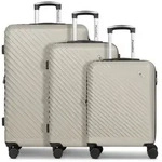 CHECK.IN&reg; Trolleyset Paradise 2.0, 4 Rollen, (3-teilig, 3 tlg), ABS beige
