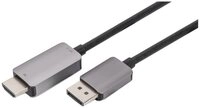 Digitus DIGITUS DP > HDMI 8K Adapterkabel 1,8m Elektro-Kabel, DisplayPort, 8K