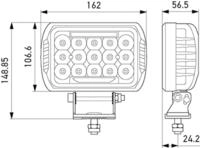Hella LED Scheinwerfer HELLA 1FE 358 154-041 Fernscheinwerfer