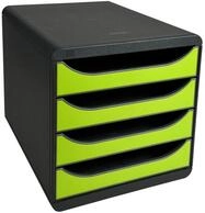 EXACOMPTA Schubladenbox Schubladenbox Big Box, 4 offene Schubladen, Iderama,