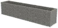 vidaXL Hochbeet, Gabionen-Hochbeet Verzinkter Stahl 450&times;90&times;100 cm