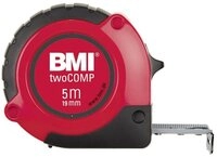 BMI Ma&szlig;band Taschenbandma&szlig; twoComp-Magnet L&auml;nge 8m 472841021M