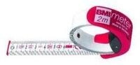 BMI Ma&szlig;band BMI Taschenbandma&szlig; BMImeter 2mx16mm wei&szlig;