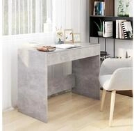 vidaXL Schreibtisch vidaXL Schreibtisch Betongrau 101x50x76,5 cm Holzwerkstoff