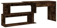 vidaXL Schreibtisch NA Eckschreibtisch R&auml;uchereiche 200x50x76 cm Spanplatte