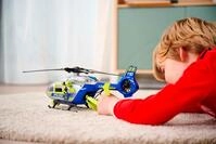 Dickie Toys Spielzeug-Auto Spielfahrzeug Helikopter Real SOS Police Helicopter