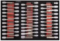 KS Tools Crimpzange KS Tools 1/2" Bit-Stecknuss-Satz in Schaumstoffeinlage,...