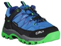 CMP Rigel Low WP (Trekking, wasserdicht) danubeblau/lime Kinder Wanderschuh