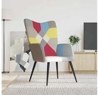 vidaXL Relaxsessel, Relaxsessel Patchwork Stoff