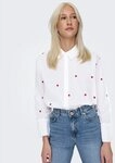 ONLY Hemdbluse ONLNEW LINA GRACE LS EMB SHIRT NOOS WVN