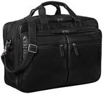 STILORD Laptoptasche "Gigantus" XXL Aktentasche Leder Laptoptasche 17 - 19 Zoll